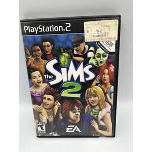 Sims 2 (Sony PlayStation 2, 2005) BLACK LABEL Complete & Tested FREE S/H